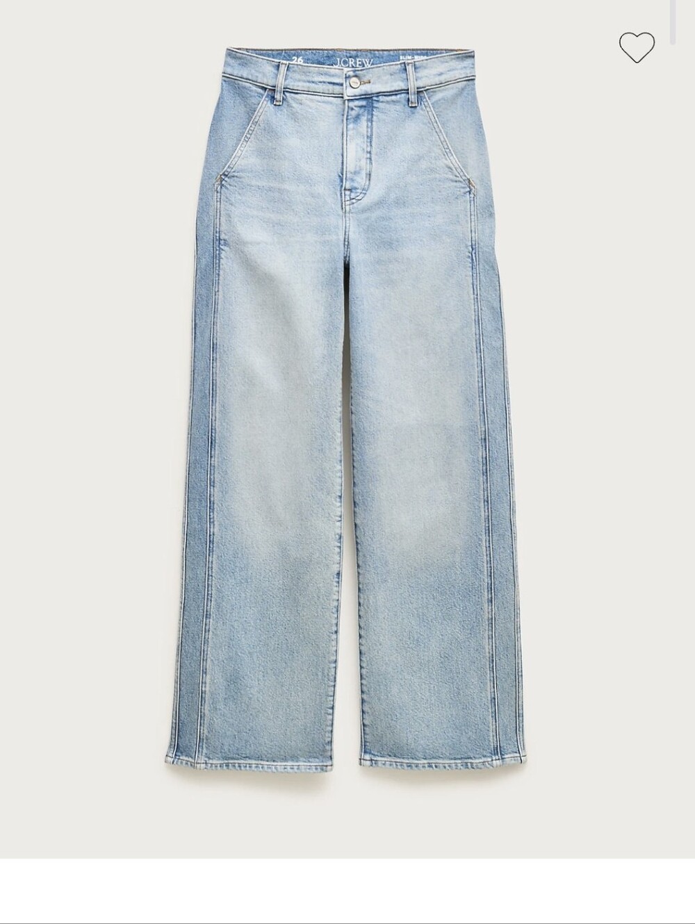 J Crew Utility Slim Wide Jean - Picture 2 of 6